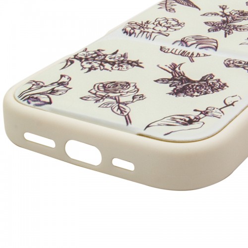 Чехол TPU Panel Stand для Apple iPhone 17 Pro (6.3") Floral Sketch