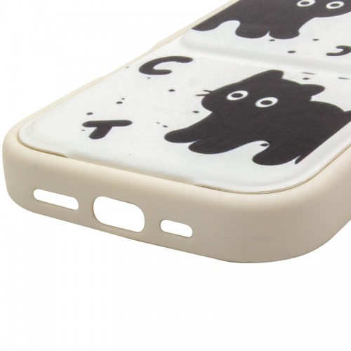 Чехол TPU Panel Stand для Apple iPhone 17 Pro Max (6.9") Black Cat