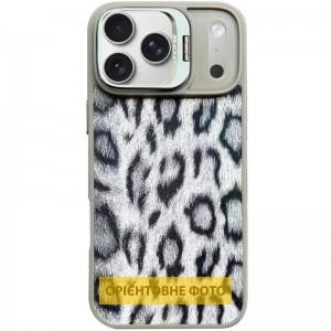 Чохол TPU+PC Wild Leopard with Magnetic Fit для Apple iPhone 17 Air (6.5") Grey