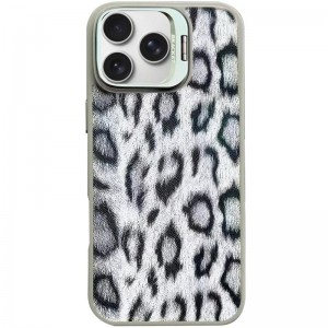 Чохол TPU+PC Wild Leopard with Magnetic Fit для Apple iPhone 16 Pro Max (6.9") Grey