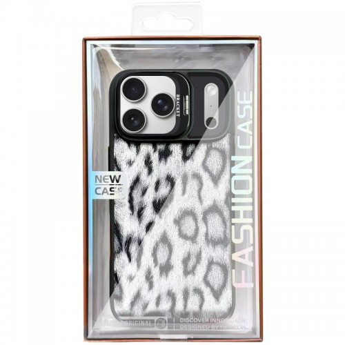 Чохол TPU+PC Wild Leopard with Magnetic Fit для Apple iPhone 15 Pro Max (6.7") Black