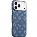 TPU+PC чехол Blueo Gilded Tactile Woven with Magnetic Fit для Apple iPhone 17 Pro (6.3") Синий