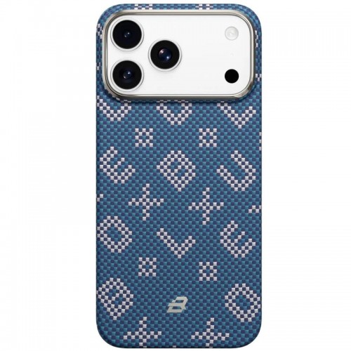 TPU+PC чохол Blueo Gilded Tactile Woven with Magnetic Fit для Apple iPhone 17 Pro Max (6.9") Blue