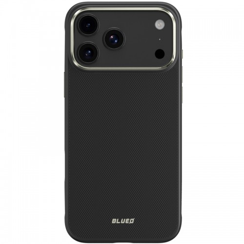 TPU+PC чохол Blueo Aramid Fiber with Magnetic Fit для Apple iPhone 17 Pro (6.3") Black