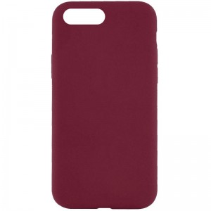 Чехол Silk Full Protective (AA) БЕЗ ЛОГОТИПА для Apple iPhone 7 plus / 8 plus (5.5") Бордовый / Plum