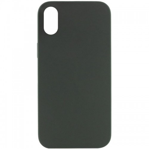Чохол Silk Full Protective (AA) NO LOGO для Apple iPhone X / XS (5.8") Зелений / Cyprus Green