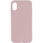 Чохол Silk Full Protective (AA) NO LOGO для Apple iPhone X / XS (5.8") Рожевий / Chalk Pink