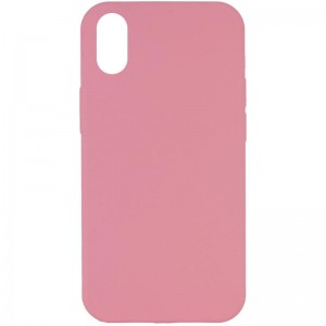 Чехол Silk Full Protective (AA) NO LOGO для Apple iPhone X / XS (5.8") Розовый / Light pink
