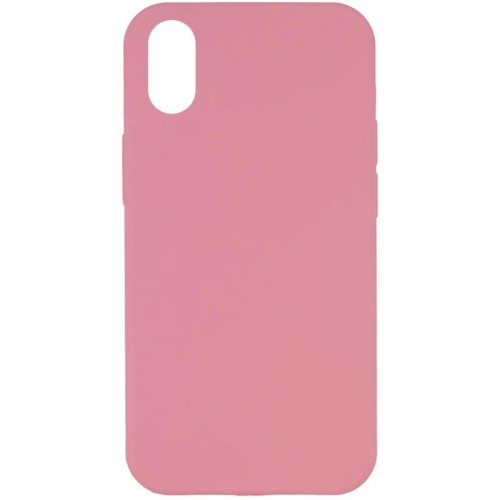 Чохол Silk Full Protective (AA) NO LOGO для Apple iPhone X / XS (5.8") Рожевий / Light pink