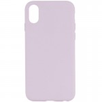 Чохол Silk Full Protective (AA) NO LOGO для Apple iPhone X / XS (5.8") Бузковий / Lilac