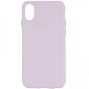 Чехол Silk Full Protective (AA) NO LOGO для Apple iPhone X / XS (5.8") Сиреневый / Lilac