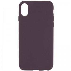 Чехол Silk Full Protective (AA) NO LOGO для Apple iPhone X / XS (5.8") Фиолетовый / Elderberry