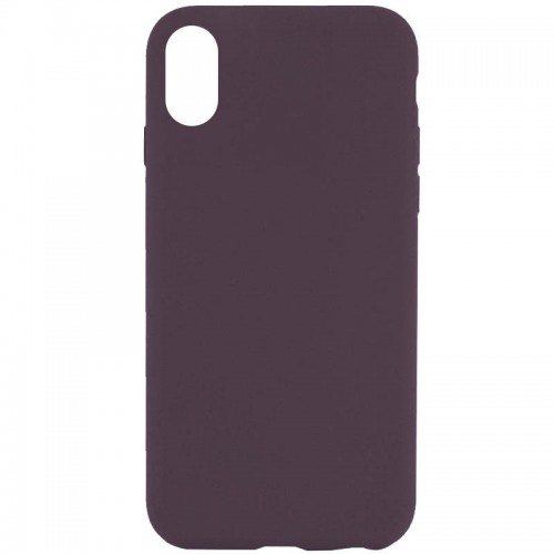 Чохол Silk Full Protective (AA) NO LOGO для Apple iPhone X / XS (5.8") Фіолетовий / Elderberry