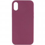 Чохол Silk Full Protective (AA) NO LOGO для Apple iPhone XR (6.1") Бордовий / Plum