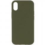 Чохол Silk Full Protective (AA) NO LOGO для Apple iPhone XR (6.1") Зелений / Dark Olive