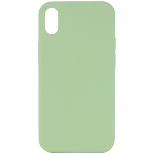 Чохол Silk Full Protective (AA) NO LOGO для Apple iPhone XR (6.1") М'ятний / Mint