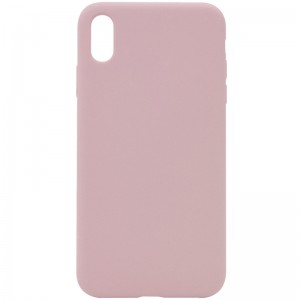 Чехол Silk Full Protective (AA) БЕЗ ЛОГОТИПА для Apple iPhone XR (6.1") Розовый / Pink Sand