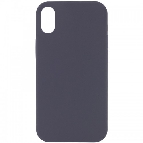 Чохол Silk Full Protective (AA) NO LOGO для Apple iPhone XR (6.1") Сірий / Dark Gray