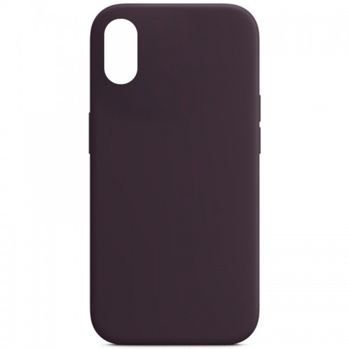 Чохол Silk Full Protective (AA) NO LOGO для Apple iPhone XR (6.1") Фіолетовий / Elderberry
