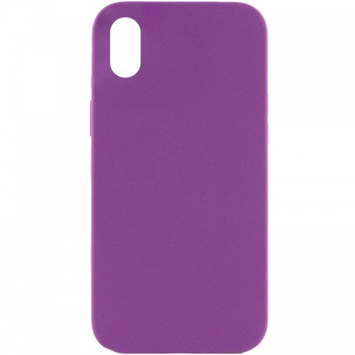 Чохол Silk Full Protective (AA) NO LOGO для Apple iPhone XR (6.1") Фіолетовий / Grape