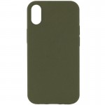 Чохол Silk Full Protective (AA) NO LOGO для Apple iPhone XS Max (6.5") Зелений / Dark Olive