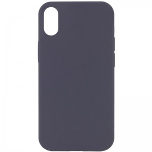 Чехол Silk Full Protective (AA) NO LOGO для Apple iPhone XS Max (6.5") Серый / Dark Gray