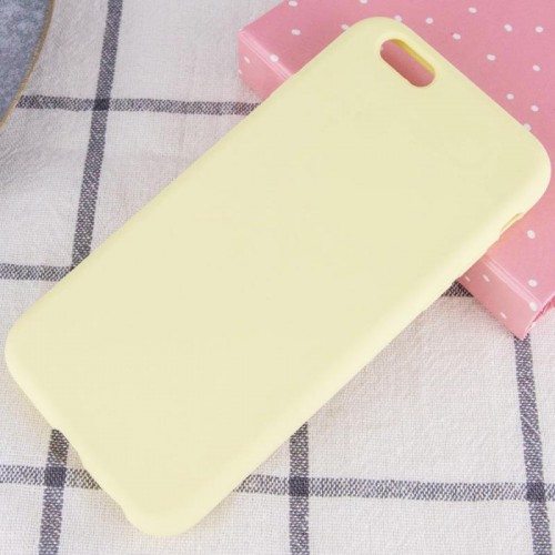 Чохол Silk Full Protective (AA) NO LOGO для Apple iPhone SE (2020) / 7 / 8 (4.7") Жовтий / Mellow Yellow