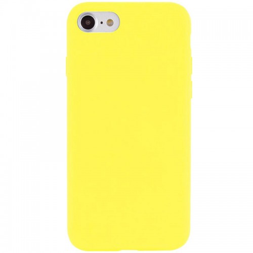 Чохол Silk Full Protective (AA) NO LOGO для Apple iPhone SE (2020) / 7 / 8 (4.7") Жовтий / Yellow