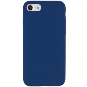 Чехол Silk Full Protective (AA) БЕЗ ЛОГОТИПА для Apple iPhone SE (2020) / 7 / 8 (4.7") Синий / Deep navy