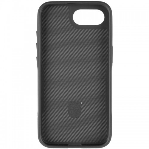 TPU+PC чохол Metal Buttons with MagSafe Carbon Ring для Apple iPhone 16e / 17e (6.1") Чорний