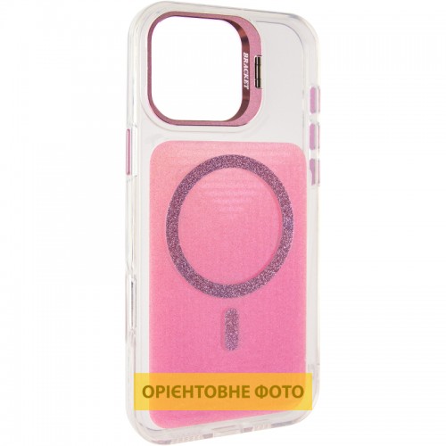 Чохол TPU+PC Jewel Sparkle with Magnetic Fit для Apple iPhone 17 (6.3") Pink Ruby