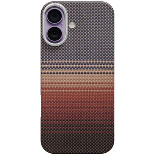 Чохол PC Carbon Protection Slim with MagSafe для Apple iPhone 16 (6.1") Red