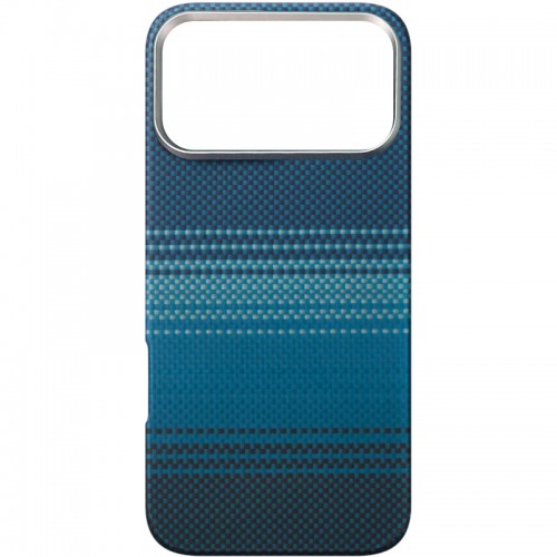 Чехол PC Carbon Protection Slim with MagSafe для Apple iPhone 17 Pro (6.3") Синий