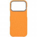 Чехол PC Carbon Protection Slim with MagSafe для Apple iPhone 17 Pro (6.3") Оранжевый