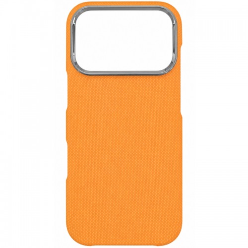 Чехол PC Carbon Protection Slim with MagSafe для Apple iPhone 17 Pro (6.3") Оранжевый