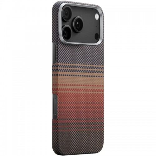 Чехол PC Carbon Protection Slim с MagSafe для Apple iPhone 17 Pro Max (6.9") Красный