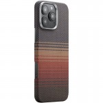 Чехол PC Carbon Protection Slim with MagSafe для Apple iPhone 16 Pro (6.3") Красный