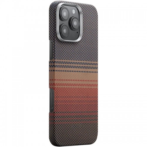 Чехол PC Carbon Protection Slim with MagSafe для Apple iPhone 16 Pro (6.3") Красный
