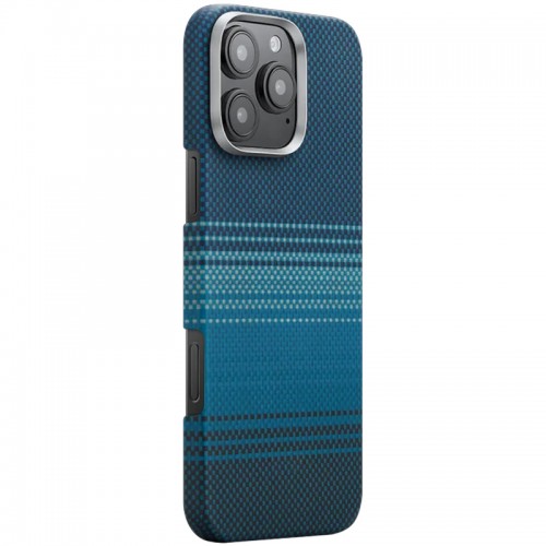 Чехол PC Carbon Protection Slim with MagSafe для Apple iPhone 16 Pro Max (6.9") Синий