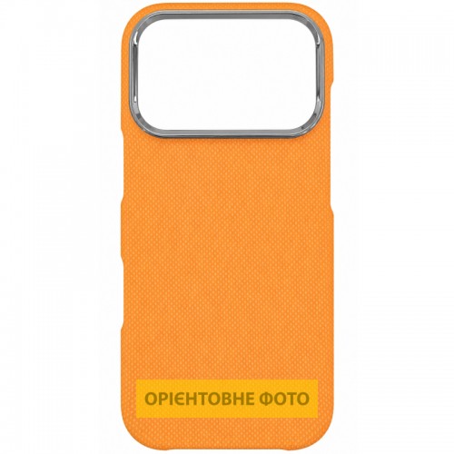 Чехол PC Carbon Protection Slim with MagSafe для Apple iPhone 17 (6.3") Оранжевый