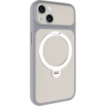 Чехол Ummi Full Camera with MagSafe HQ Ring для Apple iPhone 13 (6.1") Серый