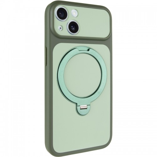 Чехол Ummi Full Camera with MagSafe HQ Ring для Apple iPhone 13 (6.1") Зеленый