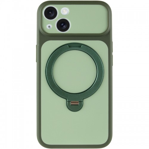Чехол Ummi Full Camera with MagSafe HQ Ring для Apple iPhone 13 (6.1") Зеленый