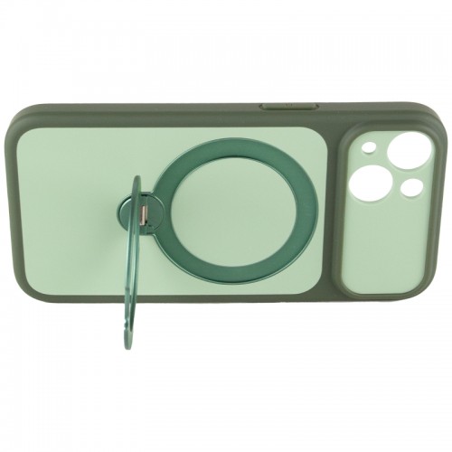 Чехол Ummi Full Camera with MagSafe HQ Ring для Apple iPhone 13 (6.1") Зеленый
