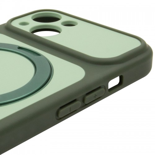 Чехол Ummi Full Camera with MagSafe HQ Ring для Apple iPhone 13 (6.1") Зеленый