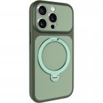Чехол Ummi Full Camera with MagSafe HQ Ring для Apple iPhone 13 Pro (6.1") Зеленый