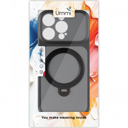 Чехол Ummi Full Camera with MagSafe HQ Ring для Apple iPhone 13 Pro Max (6.7") Черный