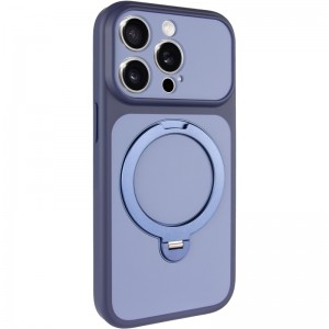 Чехол Ummi Full Camera with MagSafe HQ Ring для Apple iPhone 13 Pro Max (6.7") темно-синий