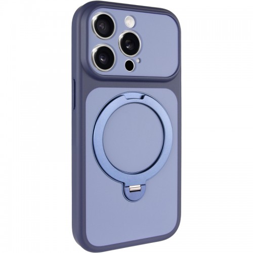 Чехол Ummi Full Camera with MagSafe HQ Ring для Apple iPhone 13 Pro Max (6.7") темно-синий