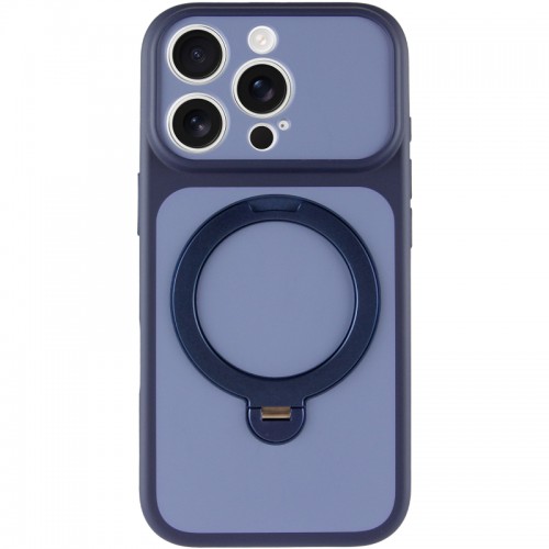 Чехол Ummi Full Camera with MagSafe HQ Ring для Apple iPhone 13 Pro Max (6.7") темно-синий